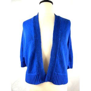 GAP Crop Cardigan Blue Sweater, Women’s Size Medium